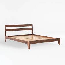 tuft needle king solid walnut bed