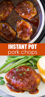 Do a quick release to release the pressure. Honey Garlic Instant Pot Pork Chops Healthy Pork Chop Recipes Instant Pot Pork Chops Instant Pot Pork