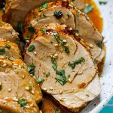 Drizzle the marinade from the pan over the sliced pork medallions and enjoy! The Best Garlic Baked Pork Tenderloin Recipe Ever