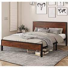 imusee queen size bed frame with