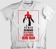 Chi aiuta concretamente il prossimo sin benefattore. Camisa Iron Man Genio Bilionario Playboy Filantropo No Elo7 Personalizados Rj Ffded5