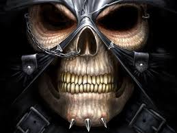 evil skull wicked face hd wallpaper