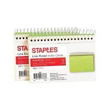 Description start with the basics by taking notes on the ruled index cards 4 in. Staples 3 X 5 Line Ruled Assorted Neon Spiral Bound Index Cards 2 Pk 50994 Tr50994 Target
