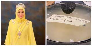 Queen afzan of pahang's diamond state tiara now worn by queen azizah. Raja Permaisuri Agong Demonstrates The Traditional Process Of Making Halwa Maskat Video Asia Newsday