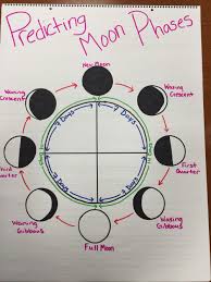 Predicting Moon Phases Anchor Chart Middle School Science