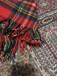 connemara wool fringe throw blanket