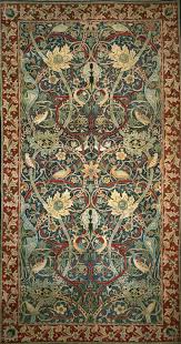 flowers and birds carpet design 1889