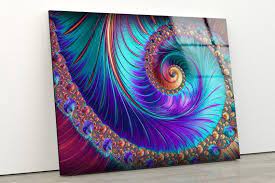 extra large wall art tempered glass