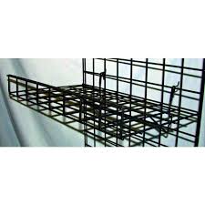 Wire Shelf With Lip For Grid Wall