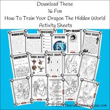 dragon the world activity sheets