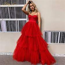 Maybe you would like to learn more about one of these? Red Evening Dress Tiered Long Corset Gown Tiered Long Formal Dress Straps Sweetheart Boned Foraml Dress A Line Prom Dress Layers Evening Dresses Aliexpress