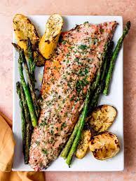 simply grilled sockeye salmon with