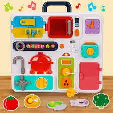 kitchen busy board for toddlers 1 3