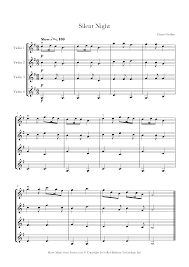 Find the violin notes you need and use the free musicnotes app to organize and access your purchases anywhere you go. Silent Night Easy Sheet Music For Violin Quartet 8notes Com