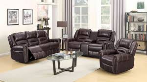 lexington 3 pc leather reclining sofa