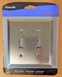 Amerelle 163ttbn 2 Toggle Wall Plate Br