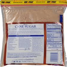 c h sugar pure cane dark brown