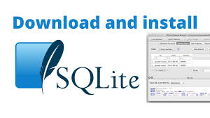 install db browser for sqlite