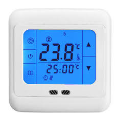 lcd touch screen thermostat floor
