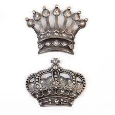 Her Crown Silver Jeweled Wall Plaque
