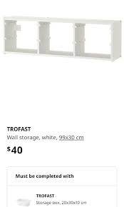 Ikea Trofast Wall Storage 2 Sets