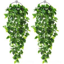 china 2 pack artificial hanging plants