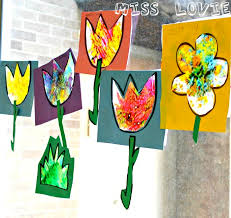Stained Glass Flower Kids Craft