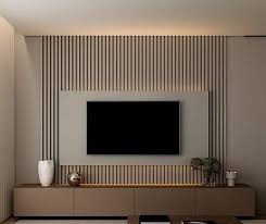 Wood Panel Tv Unit In 2021 Feature