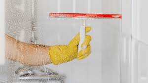 abrasive cleaners on gl shower doors