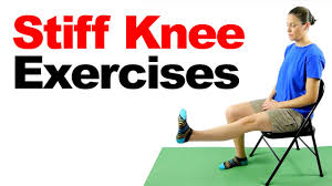 stiff knee pain relief exercises