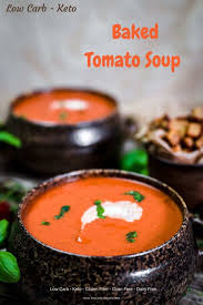 roasted creamy keto tomato soup recipe