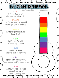 A Good Color Chart For Probably A Lower School Class However
