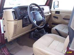 camel interior 2001 jeep wrangler se