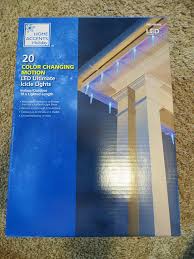 20 Led Motion Ultimate Icicle Lights Color Changing