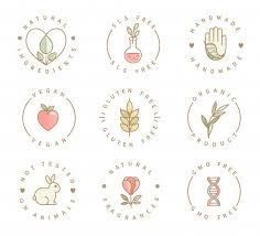 Set Of Organic Food Logo Vector Free Download
