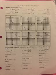 7 2 graphing rational functions