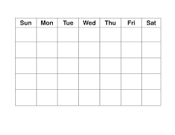 Blank Week Calendar Png Free Blank Week Calendar Png