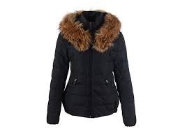 Discount Moncler Jackets Moncler Black Sanglier Women Fur