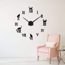 Big Wall Mounted Cat Clock Catastic