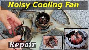 fixing a noisy car radiator cooling fan