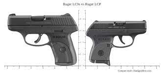 ruger lc9s vs ruger lcp size comparison