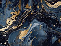 luxury blue and gold marble texture