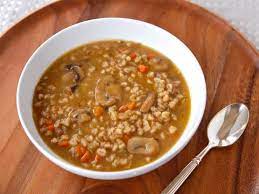 Mushroom Barley Soup gambar png