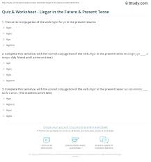 We did not find results for: Quiz Worksheet Llegar In The Future Present Tense Study Com