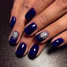 Amazing metallic dark blue nail art design. Nail Art 1301 Best Nail Art Designs Gallery Bestartnails Com Blue Gel Nails Cobalt Blue Nails Gel Nails