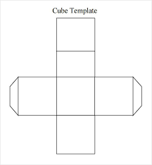Printable Cube Template 4 Inches Threeroses Us