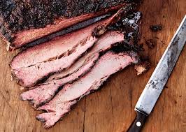 smoked brisket in a gas grill