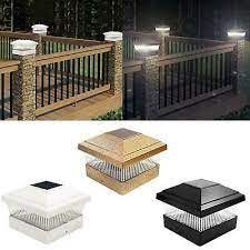 Outdoor Solar Powered Led Deck Post
