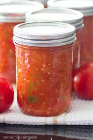 homemade canned tomato salsa noshing