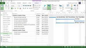 Changing Views In Microsoft Project 2013 2010 Tutorial